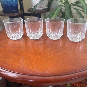 Set of 4 Princess House Old Fashion glasses